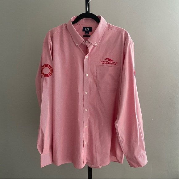 Men's Cutter & Buck Circuit of the Americas Austin Racetrack Logo Red Stripe XL - Picture 1 of 10